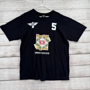 UNDFTD Undefeated 5 Thunder and Reign T-Shirt Men's Size XL Black